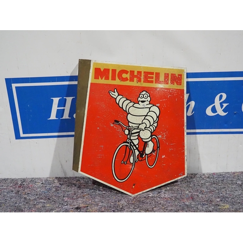 655 - Double side aluminium sign - Michelin 21