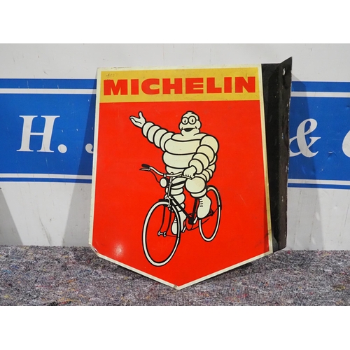 656 - Double side aluminium sign - Michelin 21