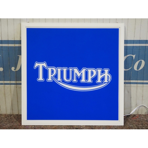 Triumph slimline box sign LED - 23 1/2