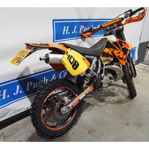 Ktm 200 deals exc 2009