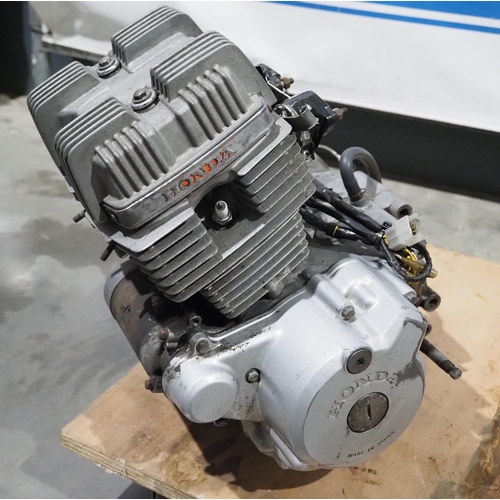 693 - Honda CM125 engine, no.JC05E-5004233, removed from a running machine
