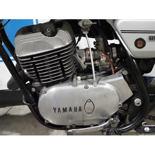 867 - Yamaha RT360 motorcycle, 1972. 351cc
Frame no. RT1107641
Engine no. RT1107641
Good condition, runs a... 
