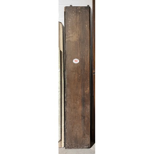 150 - C16th Century oak reclaimed boards 94”x17”x1”