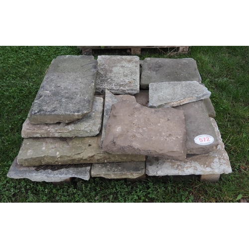 572 - Pallet of flagstones