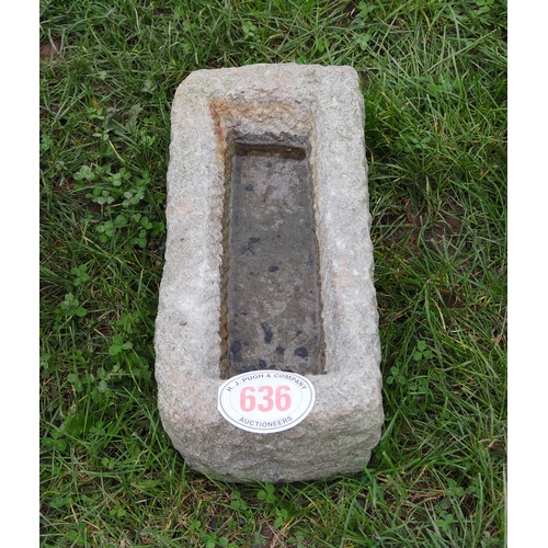 636 - Granite trough 19