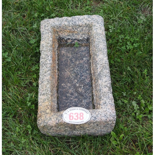 638 - Granite trough 23