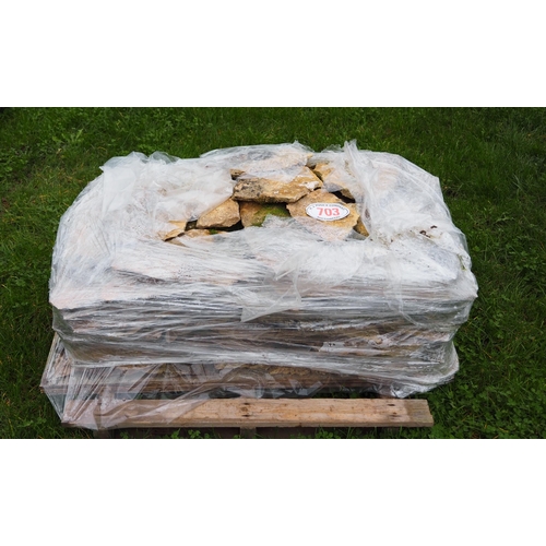 703 - Pallet of Cotswold stone