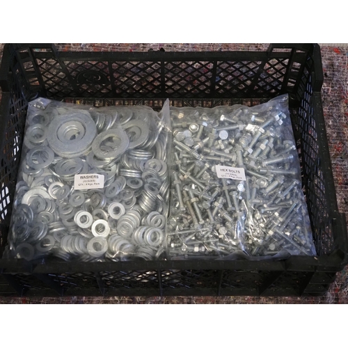 864 - 2 - Bags of nuts, bolts and washers