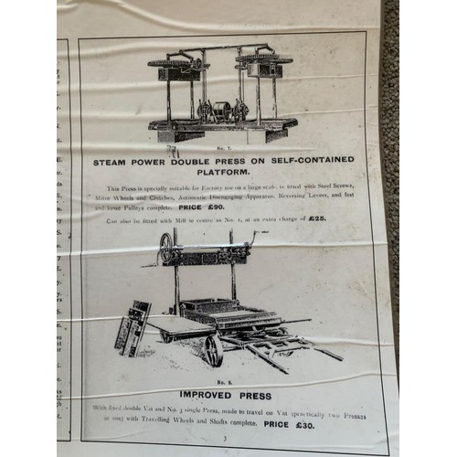 664A - Workman Cider press dismantled. Believed 1 of only 2 ever made. This press is believed to be complet... 