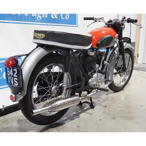 897 - Triumph T20 Tigercub motorcycle. 1959. 199cc
Engine no. T2054004
Runs and rides 
Reg. 942 XVS. V5 an... 