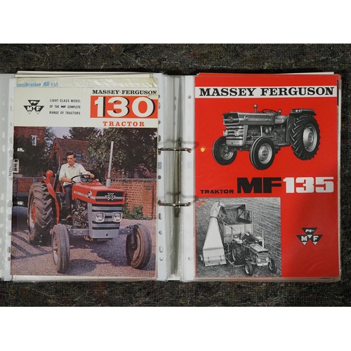 646 - Assorted Massey Ferguson tractor range leaflets and brochures