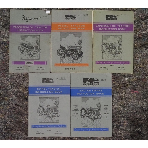 674 - Ferguson tractor instruction books with serial numbers -5