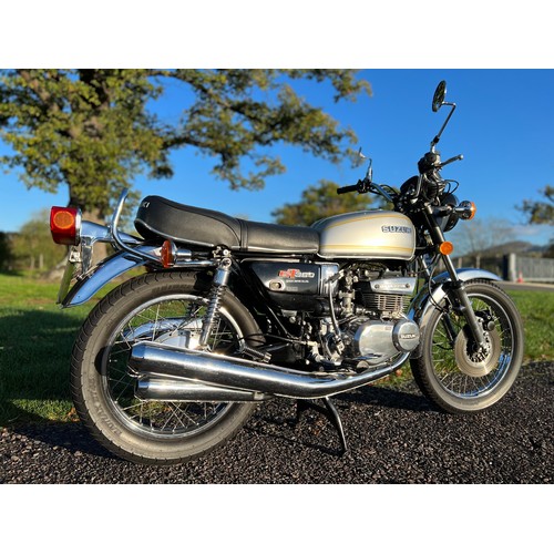 899 - Suzuki GT380 motorcycle, 1978.
Frame no. 101328
Engine no. 121548
Runs and rides, kept to a high sta... 