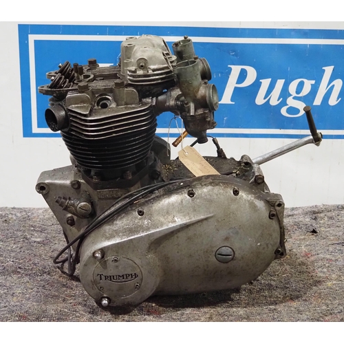 1969 Triumph 650 T120 Bonneville unit engine. Turns over and selects gear