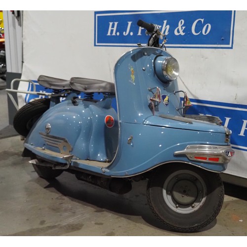 895 - Peugeot VQ59 Scooter. 1956. Runs and rides