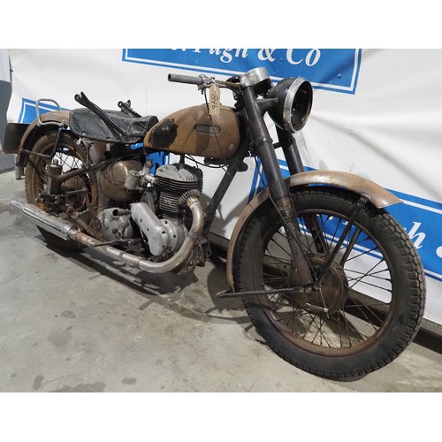 896 - Ariel VB600 motorcycle project. 1952, with 1954 engine.
Engine no. PE256 
Engine turns over. Anstey ... 