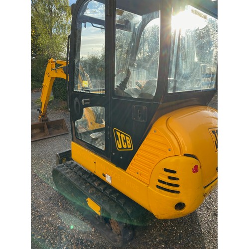 1419 - JCB 8017 mini digger. 2005. Runs & drives. Quick hitch and 2 spare buckets. One owner from new. Show... 