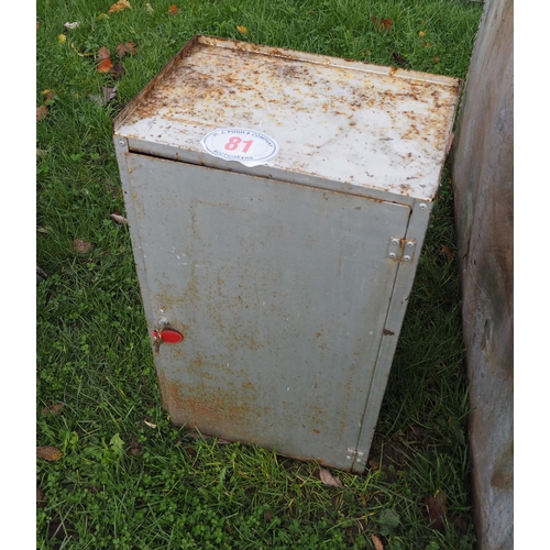 81 - Metal cabinet