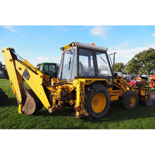 1380 - JCB 3CX Site Master Turbo. Runs and drives. With 4 in 1 front bucket, 3 buckets. Off local farm. Reg... 