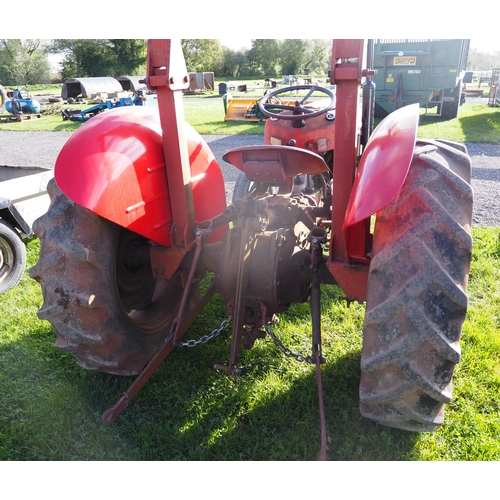 1400 - Ferguson 35 tractor. Runs and drives. Serial no. SDF 89513. V5 available