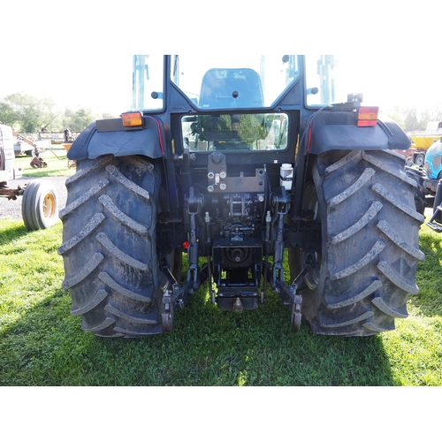 1409 - Massey Ferguson 3645 tractor. 1684 hours showing. Reg. DX58 DXU. Keys in office