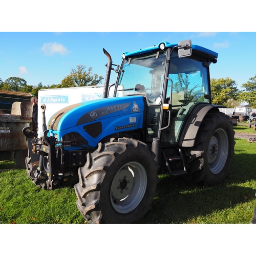 1410 - Landini Alpine 85 4WD tractor, with hydraulic front linkage. 3284 hours showing. Reg. VX12 HHT. V5, ... 