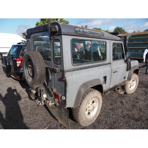 1420 - Land Rover Defender. Reg. E45 DRS. V5 and keys in office