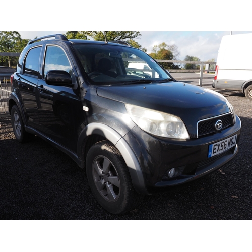 1496 - Daihatsu Terios 4X4. Runs and drives, MOT until 19/10/23, 83,600 miles. Reg. EX56 MGJ. V5