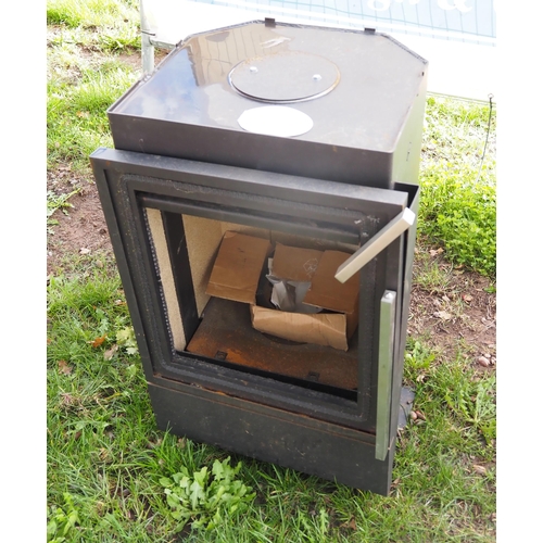 1628 - Log burner, new