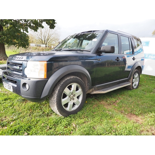 1683 - Land Rover discovery. Runs and drives. Reg. FE07 UOK. Keys in office