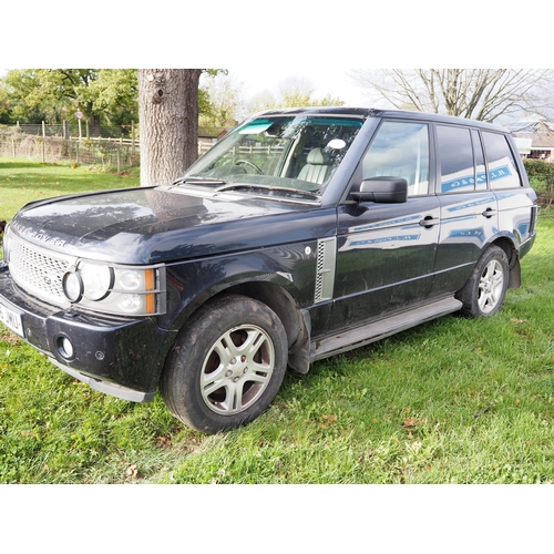 1697 - Range Rover, 2006. 2926cc. Reg. BD06 JMU. V5 and keys in office