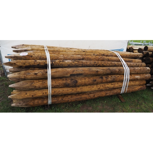 1103 - 8ft Round fencing posts- 55