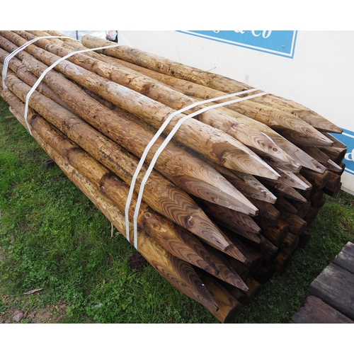 1104 - 8ft Round fencing posts- 55