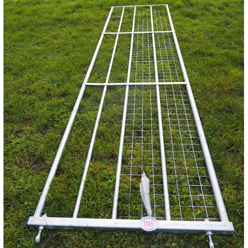 1145 - 15ft Galvanised mesh gate