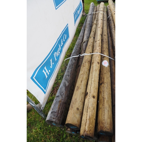 1153 - 12ft Round poles -10