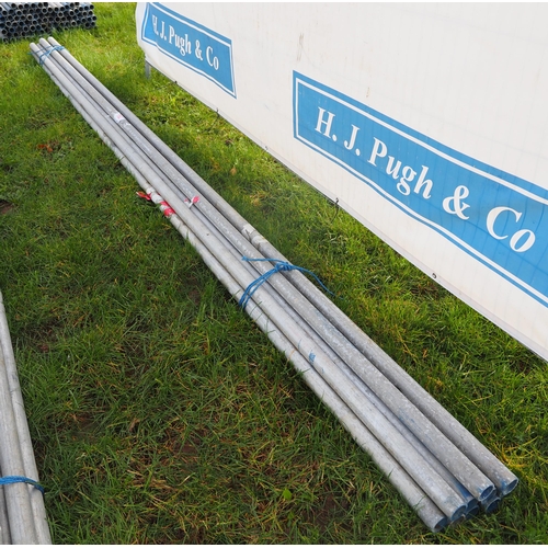 1162 - 15ft Aluminium scaffold tubes -10