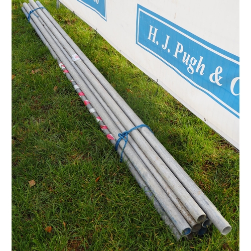 1164 - 12ft Aluminium scaffold tubes -10