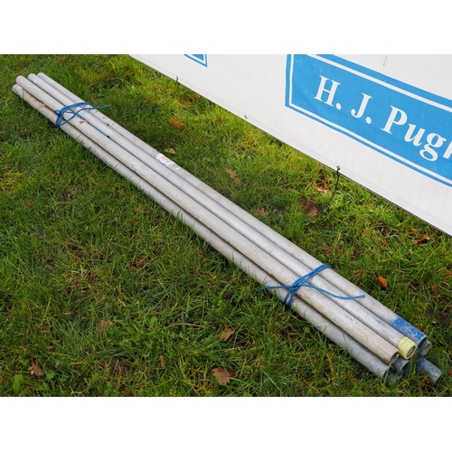 1173 - 8ft Aluminium scaffold tubes -10