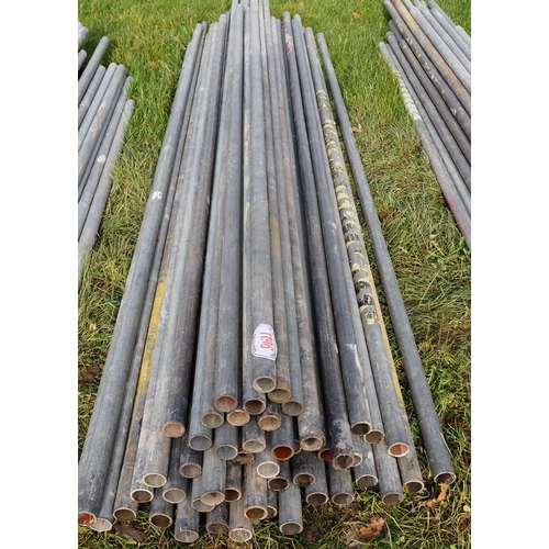 1196 - Approx. 58 -11ft Galvanised scaffold poles