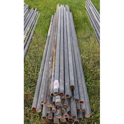 1197 - Approx. 40 -10ft Galvanised scaffold poles