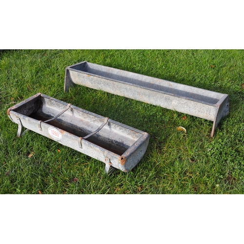 1260 - 2 Feed troughs 3ft and 4ft