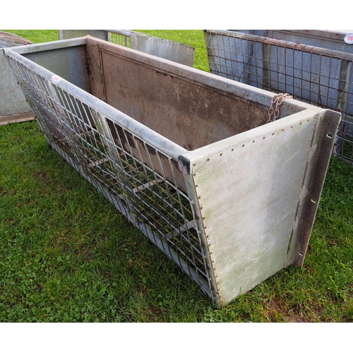 1283 - 7ft Galvanised hay rack