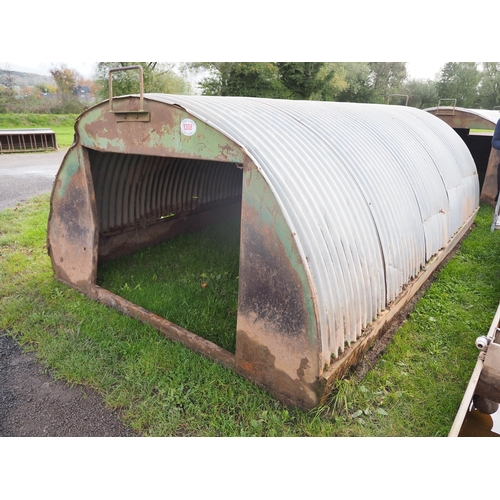 1308 - Approx. 13ft corrugated pig ark