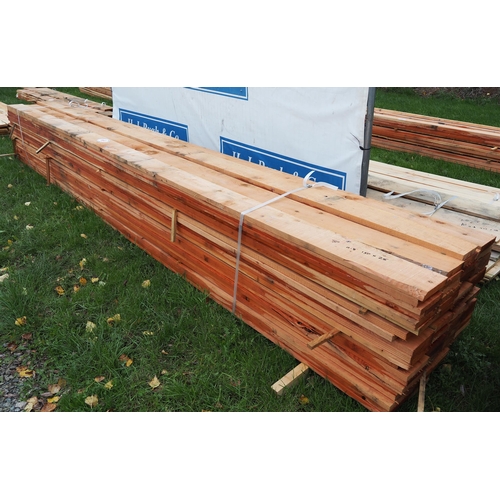 860 - Larch boards 4.8mx150x25- 80