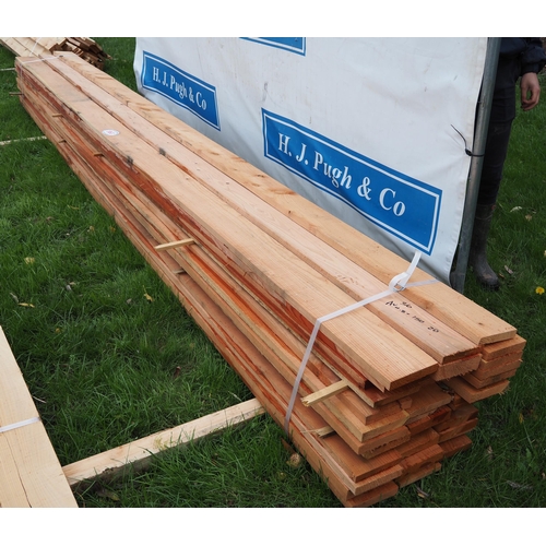 863 - Larch boards 4.8mx150x20- 36