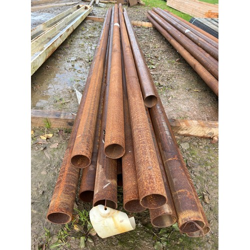 1217 - Steel tubes average 4.9m x 78 dia. - 14