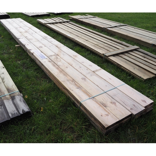 960 - Timber boards 6mx200x50 - 12