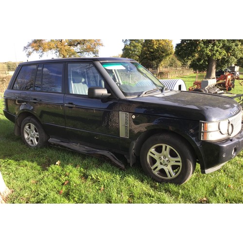 1697 - Range Rover, 2006. 2926cc. Reg. BD06 JMU. V5 and keys in office