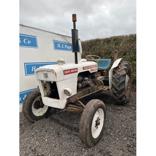 David Brown 780 Selectamatic tractor. Good rear tyres. Serial No. 780/