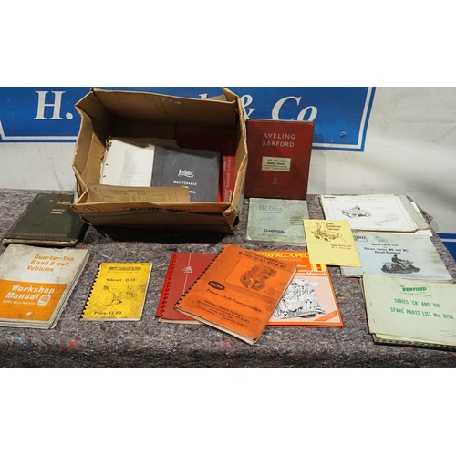 771 - Assorted lorry manuals, etc.